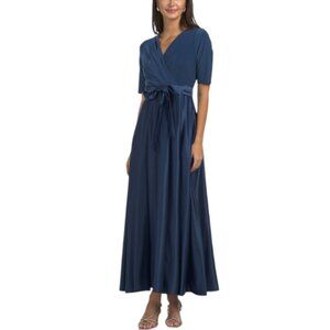 ALEX EVENINGS V-neck Gown